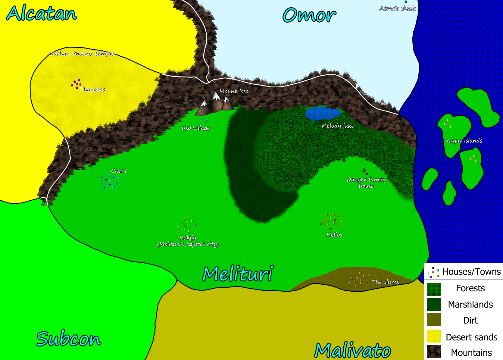 Map of Melituri